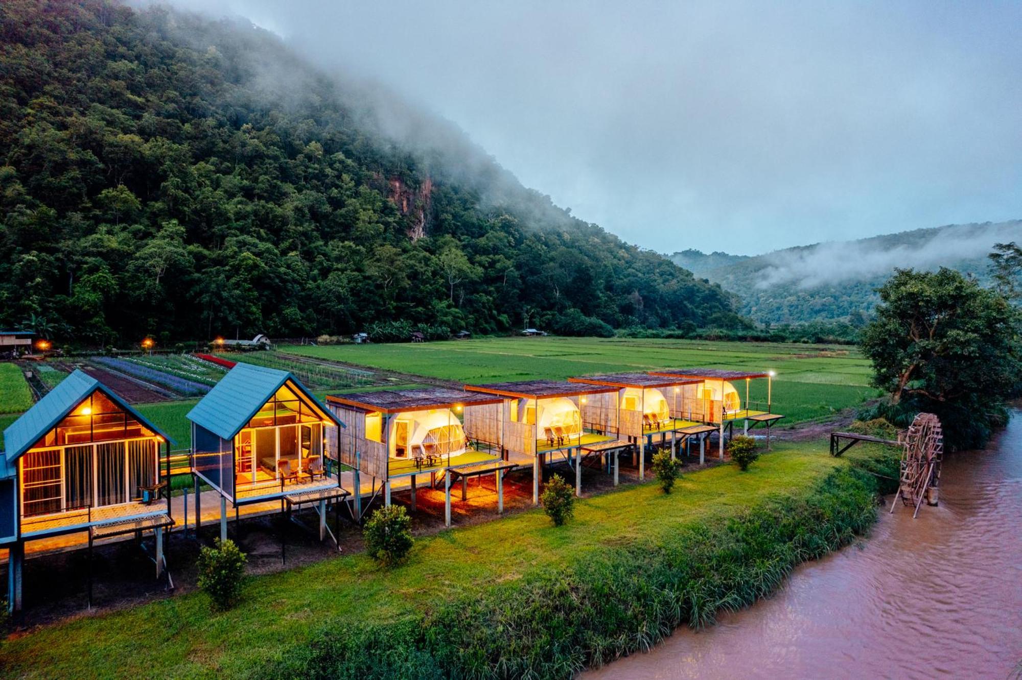 เนเจอร์วัลเล่ย์แคมป์ ปางมะผ้า Hotel ภายนอก รูปภาพ