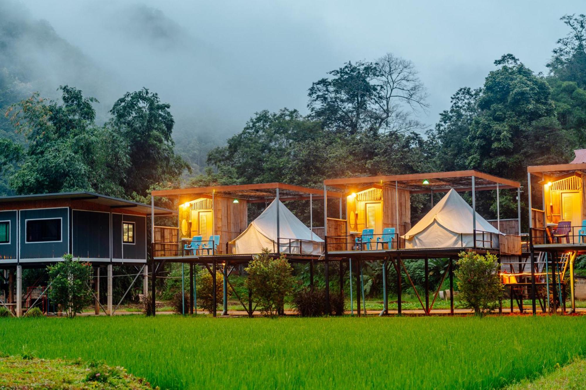 เนเจอร์วัลเล่ย์แคมป์ ปางมะผ้า Hotel ภายนอก รูปภาพ